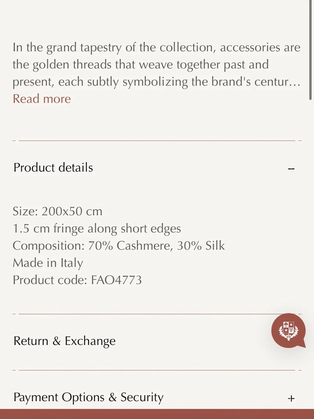 Loro Piana soft feather